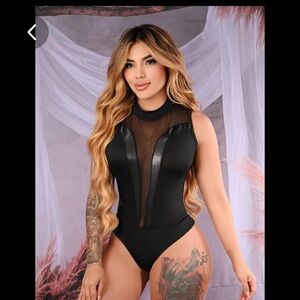 SEXY COLOMBIAN 🇨🇴 BODYSUIT IN VEIL AND SPANDEX FABRIC ONE SIZE